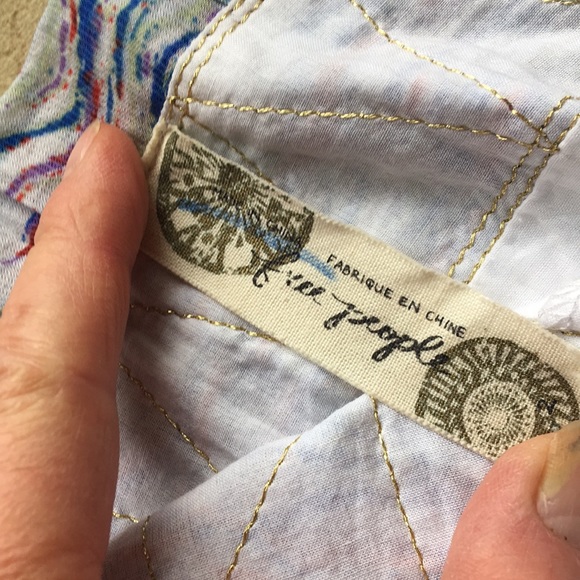 Free People Multicolor Pleated Mini Skirt - Picture 2 of 5